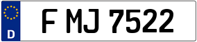 Truck License Plate